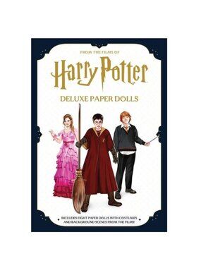 Harry Potter Deluxe Paper Dolls Book With Costumes & Background Scenes From The